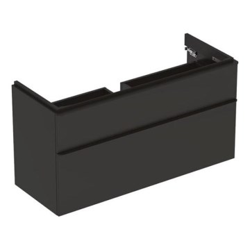Geberit 500.355.JK.1 - Smyle Square Under-Sink Bathroom Cabinet 61.7 x 118.4 cm, Anthracite