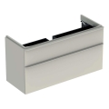 Geberit 500.355.JL.1 - Smyle Square Under-Sink Bathroom Cabinet 61.7 x 118.4 cm, Sand