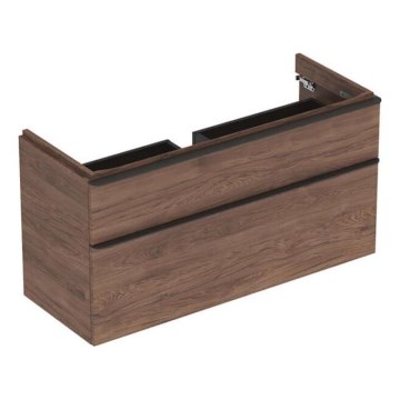 Geberit 500.355.JR.1 - Smyle Square 61.7 x 118.4 cm Under-sink Bathroom Vanity, Walnut