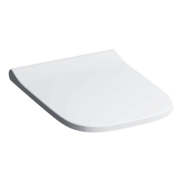 Geberit 500.687.01.1 - Smyle Square SoftClose Duroplast Toilet Seat, White