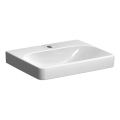 Geberit 501.732.00.1 - Smyle Square Wall-Hung Washbasin 60 x 48 cm, Ceramic/White