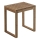 Gedy - Bathroom stool HIMALAYA 39,5x44,3 cm bamboo