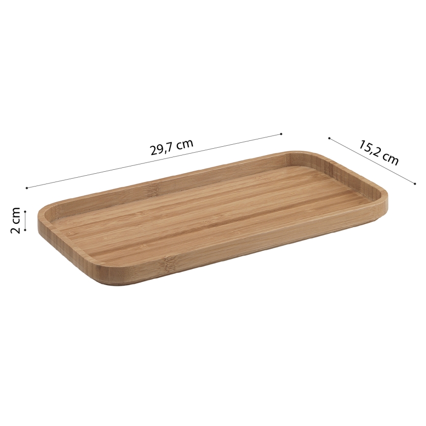 Gedy - Bathroom tray NINFEA bamboo
