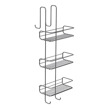 Gedy - CHROM LINE wall-mounted shower shelf 68x24 cm polished chrome