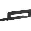 Gedy - CLEO 30 cm Shelf with Towel Rail, Matte Black