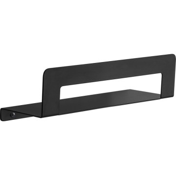Gedy - CLEO 30 cm Shelf with Towel Rail, Matte Black