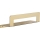 Gedy - CLEO 30 cm Towel Shelf with Rail, Matte Gold