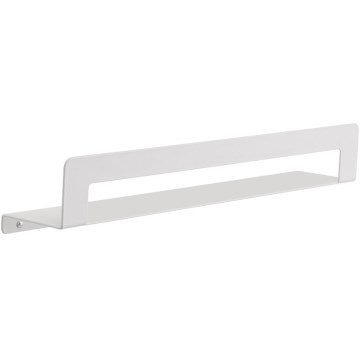 Gedy - CLEO 50 cm Matte White Shelf with Towel Rail