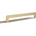 Gedy - CLEO 50 cm Shelf with Towel Rail, Matte Gold