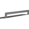 Gedy - CLEO 50 cm Shelf with Towel Rail, Metallic Grey