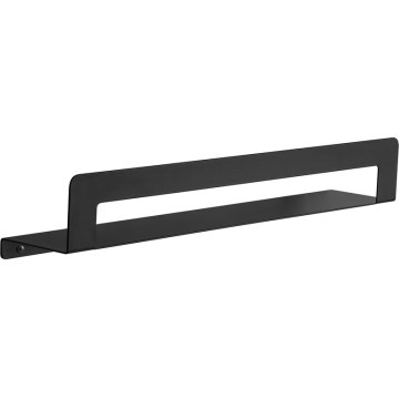 Gedy - CLEO 50 cm Towel Shelf with Rail, Matte Black