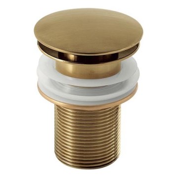 Gedy - CLICK-CLACK Basin Waste, dia. 6,6 cm, Gold
