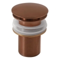 Gedy - CLICK-CLACK Basin Waste, Ø 6.6 cm, Bronze
