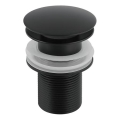 Gedy - CLICK-CLACK Basin Waste Ø 6.6 cm, Matte Black