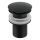 Gedy - CLICK-CLACK Basin Waste Ø 6.6 cm, Matte Black