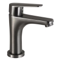 Gedy - COMO 19.6 cm Washbasin Mixer, Metallic Grey