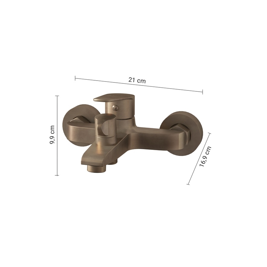 Gedy - COMO Bronze Bath Mixer