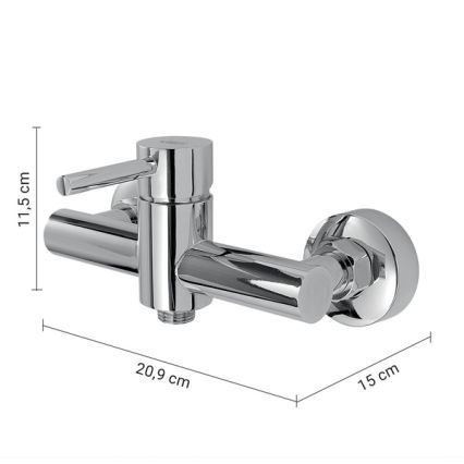 Gedy - COMO Polished Chrome Shower Mixer