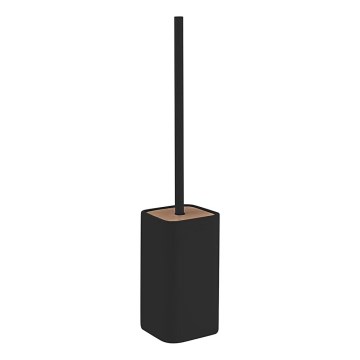 Gedy - Freestanding toilet brush NINFEA black/bamboo