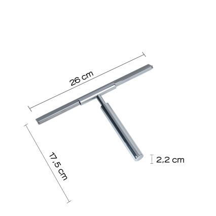 Gedy - Glass scraper THOR shiny chrome