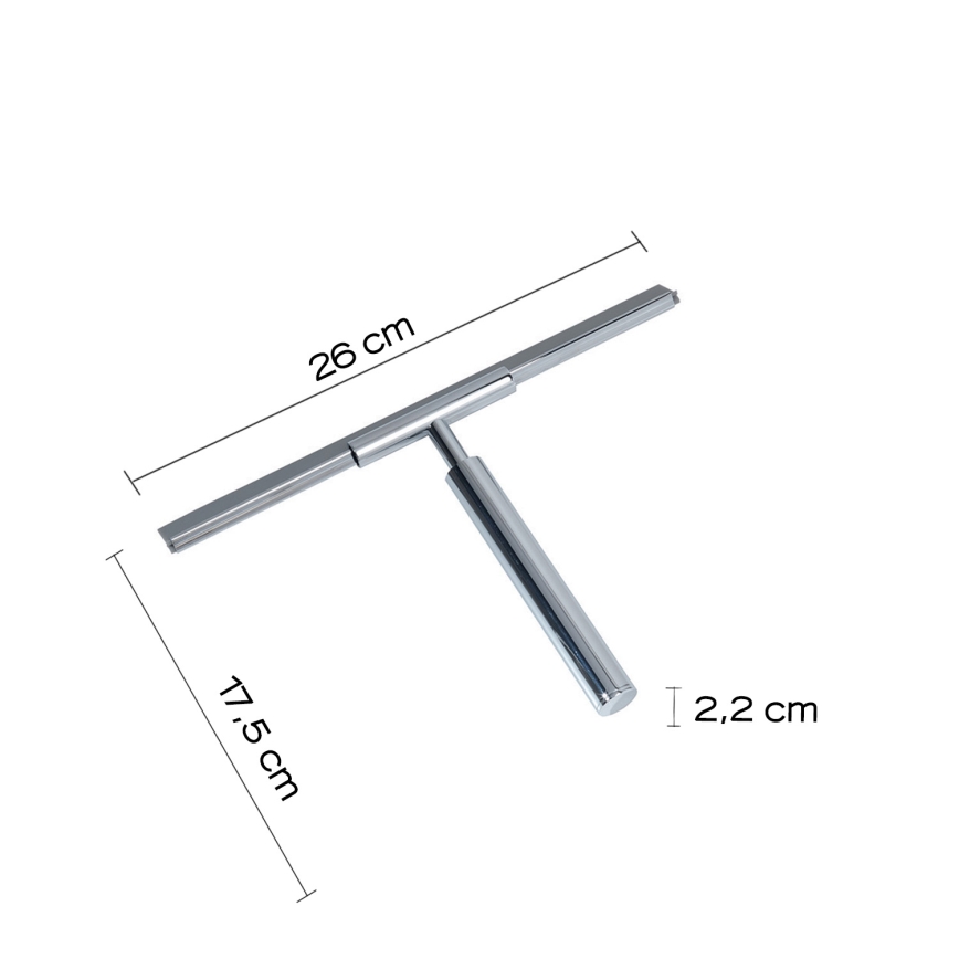 Gedy - Glass scraper THOR shiny chrome