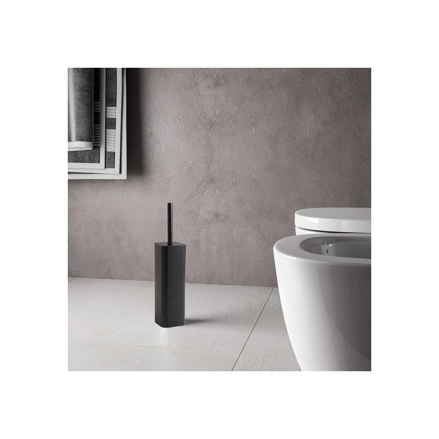 Gedy - JACK Freestanding Toilet Brush, Black