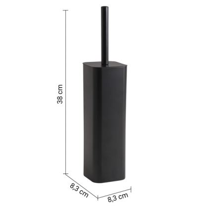 Gedy - JACK Freestanding Toilet Brush, Black