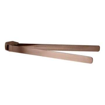 Gedy - PIRENEI 36 cm Wall-Mounted Swivel Towel Rack, Bronze