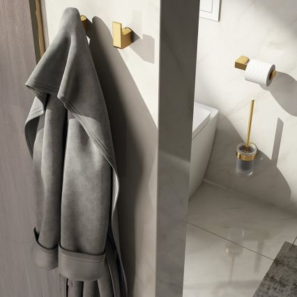 Gedy - PIRENEI Matte Gold Toilet Paper Holder