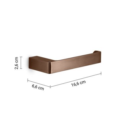 Gedy - PIRENEI Toilet Paper Holder, Bronze