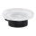 Gedy - PIRENEI Wall-Mounted Soap Dish Frosted Glass/Matte Black