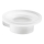 Gedy - PIRENEI Wall-Mounted Soap Dish, Opal Glass / Matte White