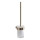 Gedy - PIRENEI Wall-Mounted Toilet Brush Frosted Glass/Matte Gold