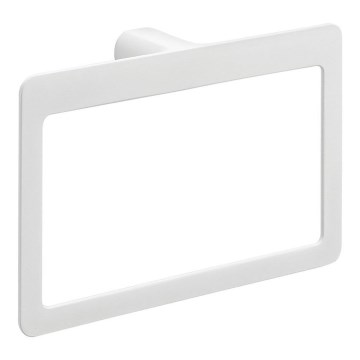 Gedy - PIRENEI Wall-Mounted Towel Holder 15 x 23 cm, Matte White