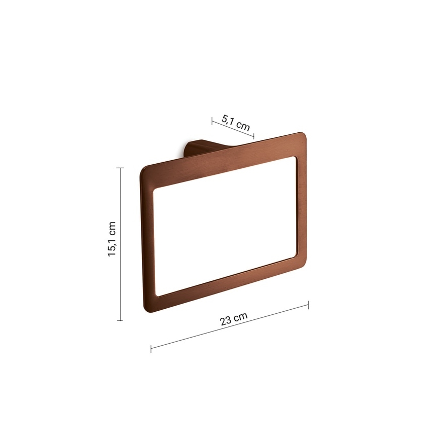 Gedy - PIRENEI Wall-Mounted Towel Hook 15x23 cm Bronze