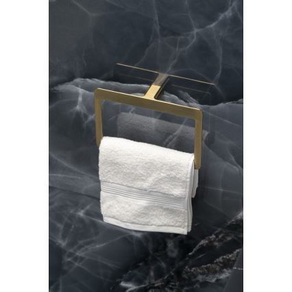 Gedy - PIRENEI Wall-mounted Towel Hook 15x23 cm Matte Gold