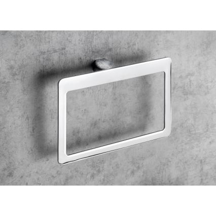 Gedy - PIRENEI wall-mounted towel rack 15x23 cm polished chrome
