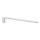 Gedy - PIRENEI Wall-mounted Towel Rack, 6.6 x 41 cm, Matte White