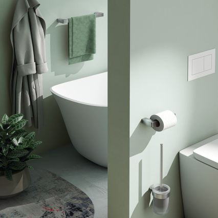 Gedy - PIRENEI Wall-Mounted Towel Rack 6,6x60 cm Polished Chrome