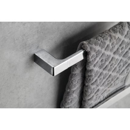 Gedy - PIRENEI Wall-Mounted Towel Rack 6,6x60 cm Polished Chrome