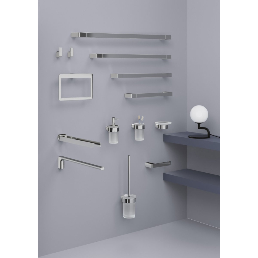 Gedy - PIRENEI Wall-Mounted Towel Rack 6,6x60 cm Polished Chrome