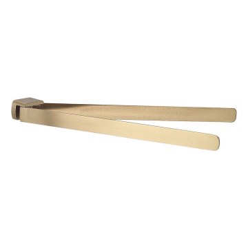 Gedy - PIRENEI Wall-Mounted Towel Rail 35.9 cm Matte Gold