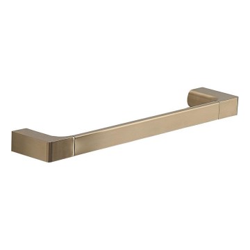 Gedy - PIRENEI Wall-Mounted Towel Rail, 6.6 x 35 cm, Matte Gold