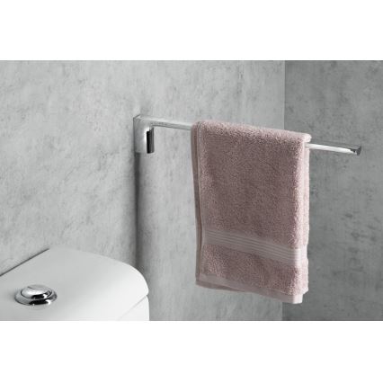 Gedy - PIRENEI wall-mounted towel rail 6.6 x 41 cm, polished chrome finish