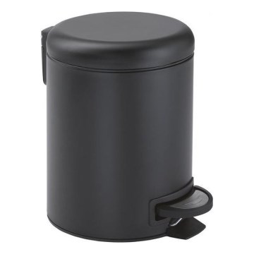 Gedy - POTTY 3 L Soft Close Matte Black Waste Bin