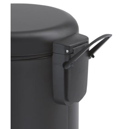 Gedy - POTTY 3 L Soft Close Matte Black Waste Bin