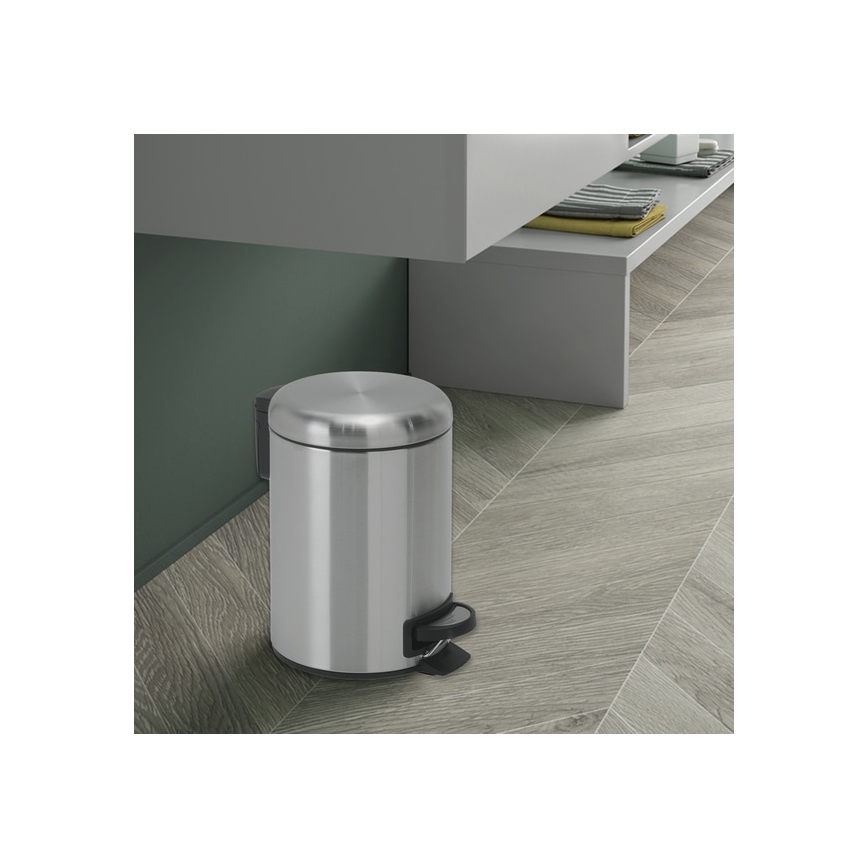 Gedy - POTTY 3 L Soft-Close stainless steel waste bin