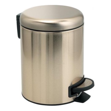Gedy - POTTY 3 L Soft-Close Waste Bin, Matte Gold