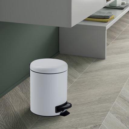 Gedy - POTTY 3 L Soft-Close Waste Bin, White