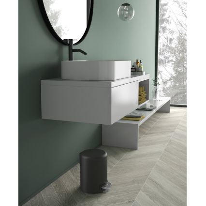 Gedy - POTTY 5 L Soft Close Matte Black Waste Bin